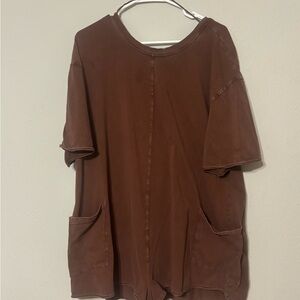 Free People Movement Hot Shot Tee Romper